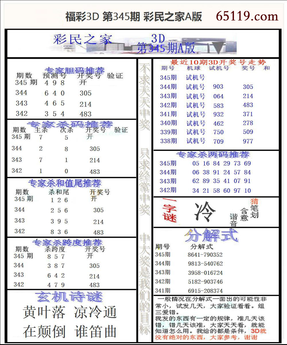 福彩3D彩民之家A版