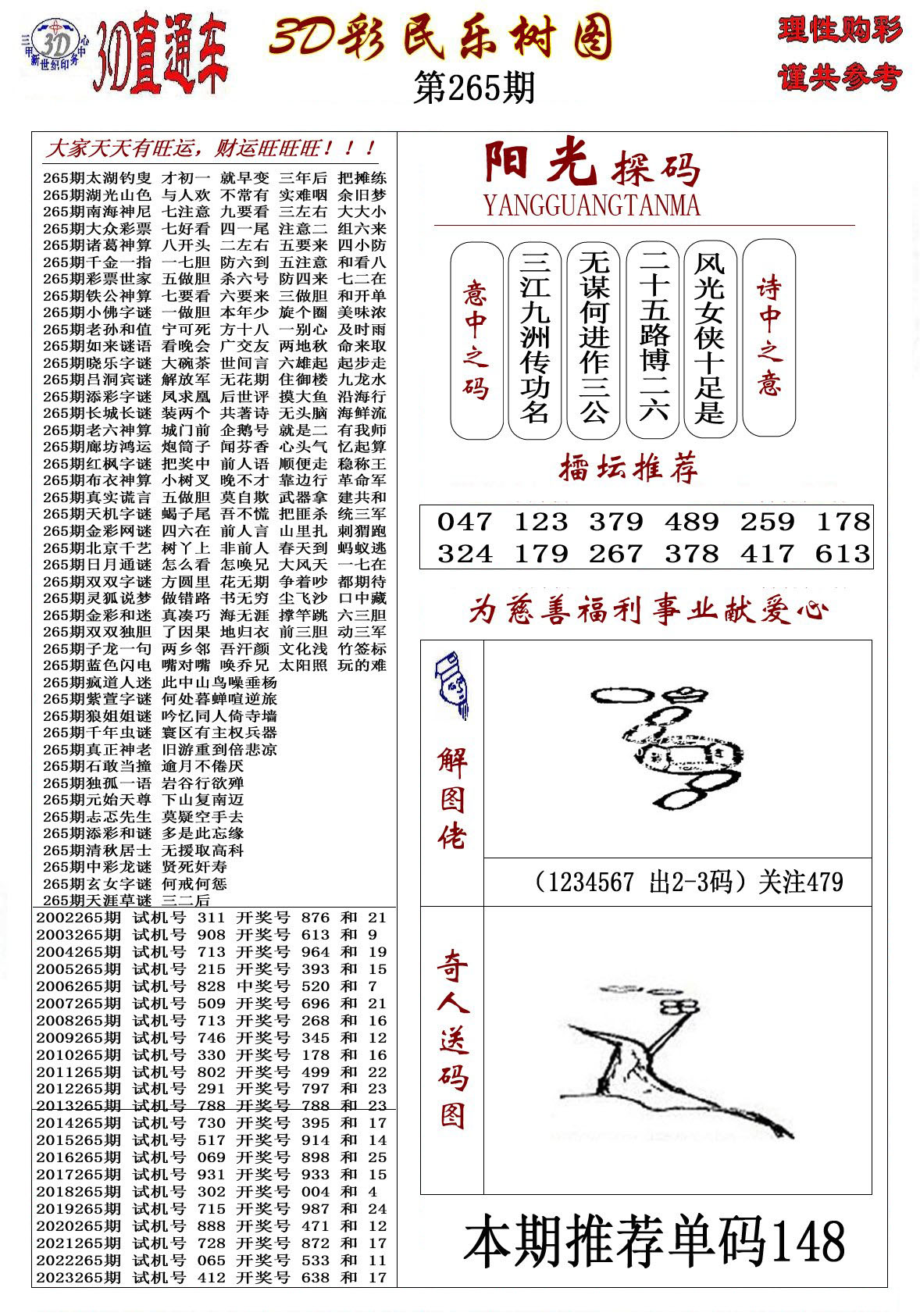 3D彩民乐树图