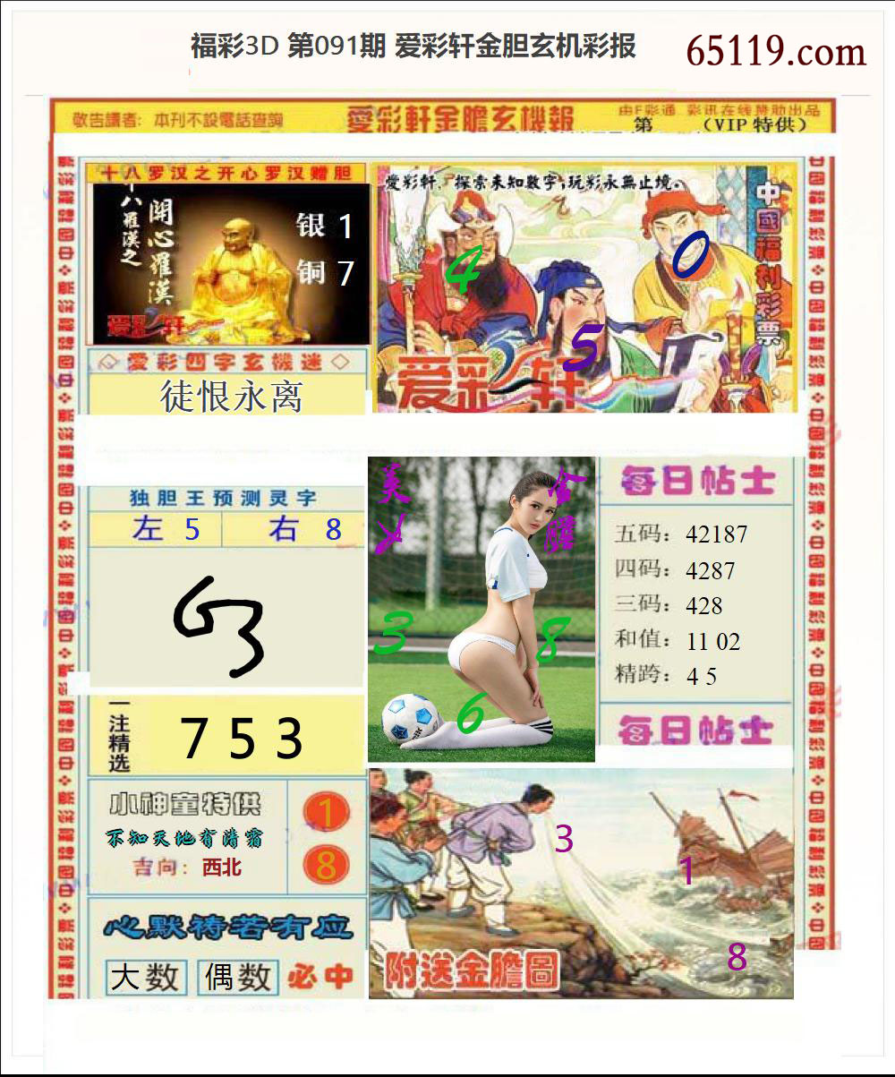3d金胆玄机彩报