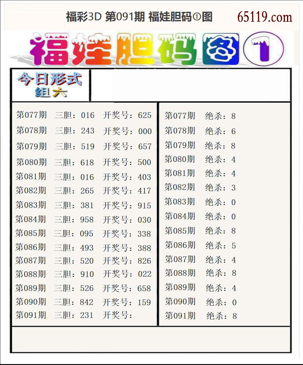 福娃胆码①